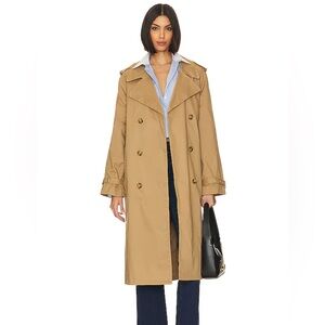 Good American Tan Trench Coat